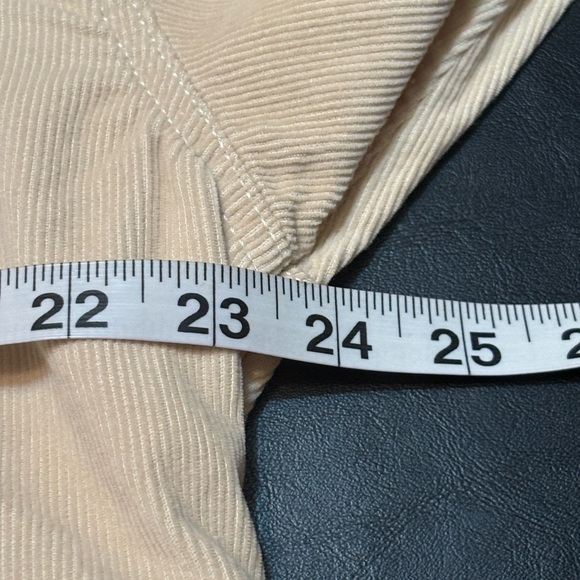 Aerie Beige Ribbed Pullover Quarter Zip size Small (oversized) - Picture 7 of 15